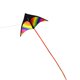 thumbnail image 4 of Un triángulo de kite Colorida fácil de volar cometa de playa de una sola línea con una cuerda de 30 m para niños adultos principiantes, 4 of 7