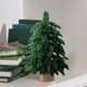 thumbnail image 4 of XWSHYW Decoraciones Navideñas Árbol de Navidad Verde 55 Cm de Largo, Pino Simuladas En Nobel Pe, Mini Árbol En Navidad Flocado, Decoración En Árbol de Nieve, 4 of 6