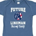 thumbnail image 4 of Inktastic Future Lineman Like Daddy Boys Baby Bodysuit, 4 of 5