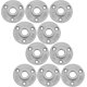 thumbnail image 1 of Threaded Floor Flange, 1/2 Inch, Pipe Fittings Wall Floor Flange, Aluminum Alloy Flange,10pcs, 1 of 5