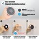 thumbnail image 5 of Luz Electight con sensor de movimiento, 3 unidades, para interiores, recargable por USB, 5 of 7