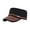 Black, variant on Breathable Cotton Baseball Hat Flat Top Design Long Brims Sunproof Cadet Cap