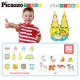 thumbnail image 2 of Juego de juguetes con bloques de construcción PicassoTiles Farm Animal con 8 figuras, 2 of 6