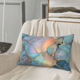 thumbnail image 5 of Pofeuu Pastel Abstract Fluid Art Print Polyester Microfiber Plush Pillowcases, Super Soft and Cozy Pillow Case Covers with Envelop Closure（Pillow core not included）-14"x20", 5 of 6
