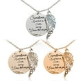 thumbnail image 2 of GHSOHS Angel Wings Pendant Necklaces for Women Show Love Memory Adjustable Chain Choker Necklace Friendship Jewelry Birthday Gift, 2 of 6