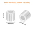 thumbnail image 2 of 120 Pack Aluminum Crimping Loop Sleeve for 1/8" Diameter Wire Rope, Round Aluminum Wire Rope Sleeve, 2 of 6
