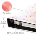 thumbnail image 4 of PU Leather Photo Album with Self-Adhesive Pages Scrapbook DIY Picture Holds 20+ Sheets Abstract Rose Watercolor Pattern, 4 of 9