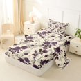 thumbnail image 2 of Manfei Cartoon Halloween Twin Sheets,Fall Maple Leaf Pattern Bedding,3 Pieces,1 Flat Sheet,1 Fitted Sheet and 1 Pillowcase, 2 of 6
