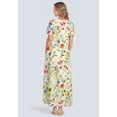 thumbnail image 2 of Woman Within Plus Size Printed Short-Sleeve Crinkle Maxi Dress, 2 of 6