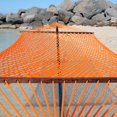 thumbnail image 3 of Caribbean Rope Hammock - 55 Inch - Soft-Spun Polyester (Orange), 3 of 4