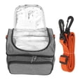 thumbnail image 2 of Bolsa de almuerzo aislada bolsa refrigeradora plegable cierre de cremallera fluido multiusos de doble capa de 10L para acampar, 2 of 8