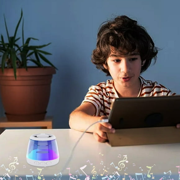 Wzzjkit Magnetic Bluetooth Speaker Portable Wireless Outdoor Card Speaker RGB Scented Light Bluetooth Speaker