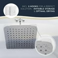 thumbnail image 3 of Alfombra de baño Homerella® antideslizante, resistente al moho, 90 x 40 cm, con ganchos, 3 of 7