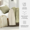 thumbnail image 6 of Comfort Canopy - Ready Dorm Bedding Bundle, Patterned Comforter Set, Solid Sheet Set, Pillows and Laundry Bag, 6 of 12