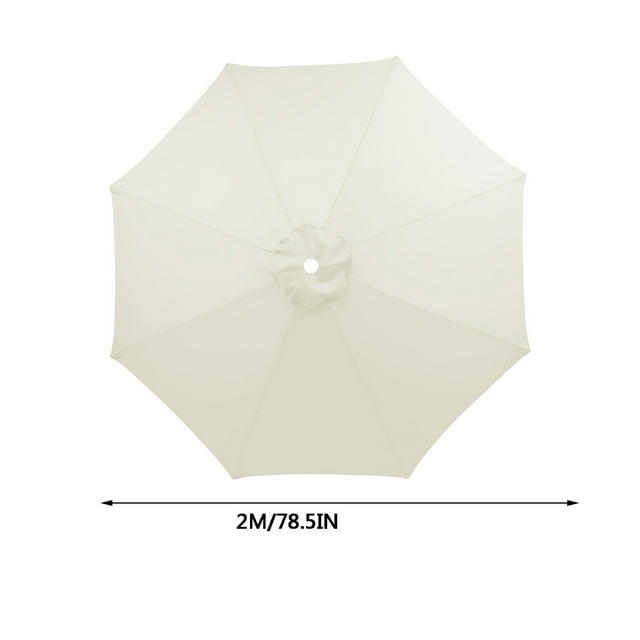 Kieccall Universal Replacement Canopy Cover for Market Patio Umbrella, Waterproof Sun & Rain Protection Fabric, Fits Center Pole Umbrellas (Not Included)