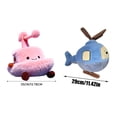 thumbnail image 2 of 11.4-Inch Fleet Plane Plush Toy, Soft Cartoon Aircraft Stuffed Animal for Home Decor, Decorative Airplane Doll for Bed and Sofa, 2 of 4