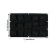 thumbnail image 2 of ORDDIART 15 Pockets Wall Hanging Flowers Planter Felt Vertical Grow Bag for Yard 1Pcs, 2 of 8
