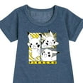 thumbnail image 3 of Pokémon - Pikachu Panel Comic Manga - Youth Girls Fleece Dress, 3 of 5