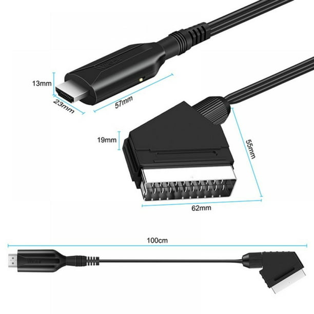 to Scart Converter Digital Cables SCART Adapter Cable - Walmart.com