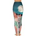 thumbnail image 3 of Desert Moon Night Cactus Leggings Jogger Pants Women's Tights Womens Leggings, 3 of 6