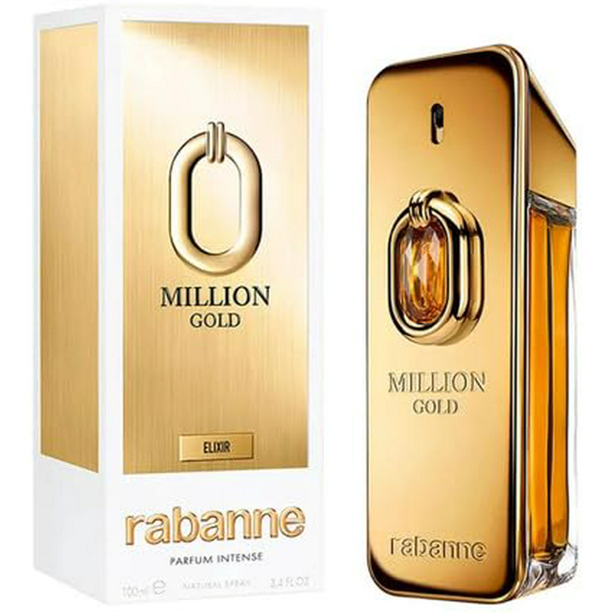 1 Million Gold Elixir Intense by Paco Rabanne for Men - 3.4 oz