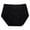 Black, variant on yunLCZ Women's Cotton Underwear High Waist Womens Plus Size Underwear Cotton Panties Lace Soft Hipster Panty Ladies Stretch Briefs