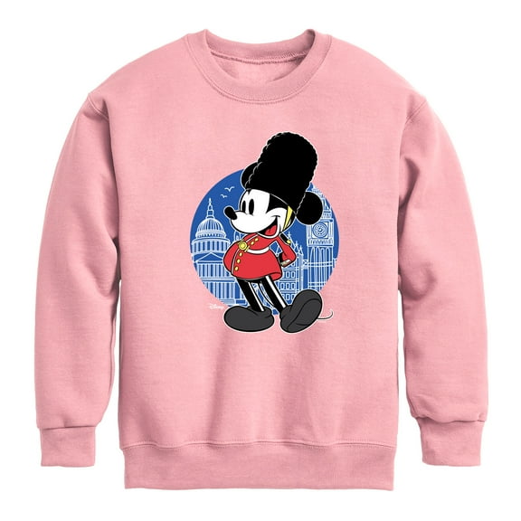 Disney - Mickey & Friends - Mickey A London Officer - Toddler And Youth Long Sleeve Graphic T-Shirt