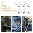 thumbnail image 4 of Protector de cremallera 20 piezas cierres de cremallera herramientas Clip gancho superior para pantalones vaqueros accesorios herramienta auxiliar Jeans soporte de cremallera, 4 of 5
