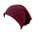 thumbnail image 3 of jobturf Winter Hats for Women Soft Comfy Warm Cotton Skull Caps Lightweight Loose Knit Hat Fashion Casual Solid Turban for Cold Weather, 3 of 4