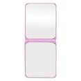 thumbnail image 1 of 1 Pc Espejo Compacto Cuadrado para Mujeres, Espejo Cosmético para Viajes de Negocios y Vacaciones, Espejo de Plástico y Vidrio, Color Púrpura, 1 of 3