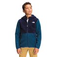 thumbnail image 2 of The North Face Boys' Forrest Full Zip Hooded Fleece Jacket, Monterey Blue, Small, 2 of 2
