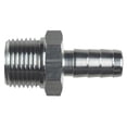 thumbnail image 6 of ICT Billet Straight 3/8" NPT Pipe to 3/8" .375" Hose Barb Fitting Bare Aluminum AN840-06-06A, 6 of 6