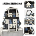 thumbnail image 3 of FORMRS Mini Backpack Purse for Women Travel Daypack Casual Shoulder Bag, Black and Blue Cat, 3 of 7