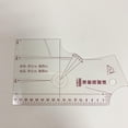 thumbnail image 3 of Paquete de 3 plantillas de dibujo de prototipos de regla de costura DIY 1:5 para diseñadores y sastres, 3 of 5