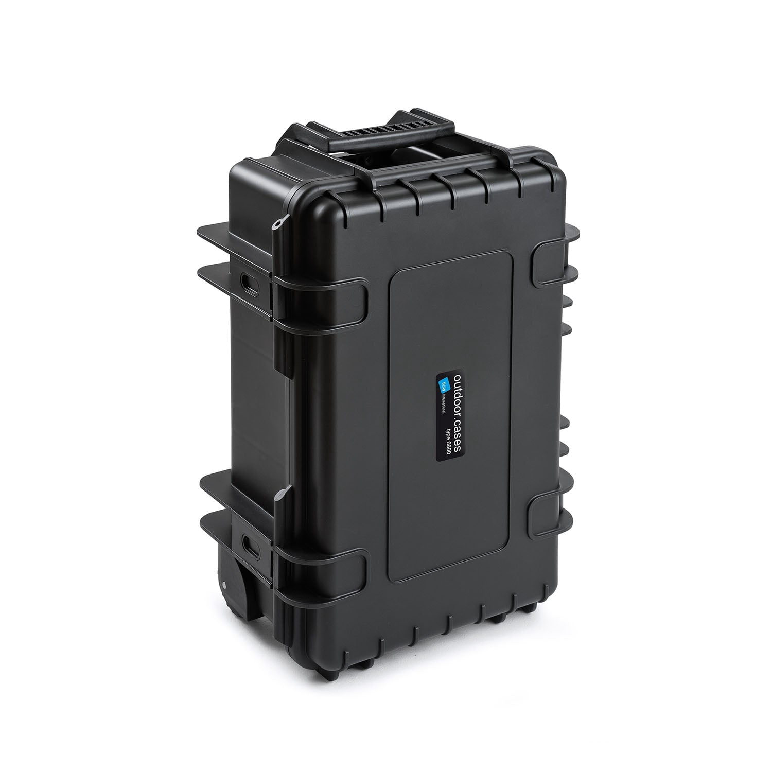 B&W International Type 6600 Hard Case, Waterproof Equipment Protection, SI Pre Cut Foam Insert, Black