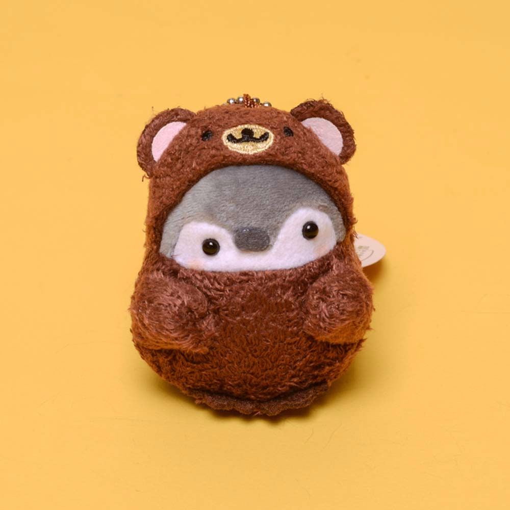 ジュノMD POP-UP BAYABA PENPEN PLUSH KEYRING Kids Toy Cartoon Penguin Koupen Chan Key Ring Key Chain Bag