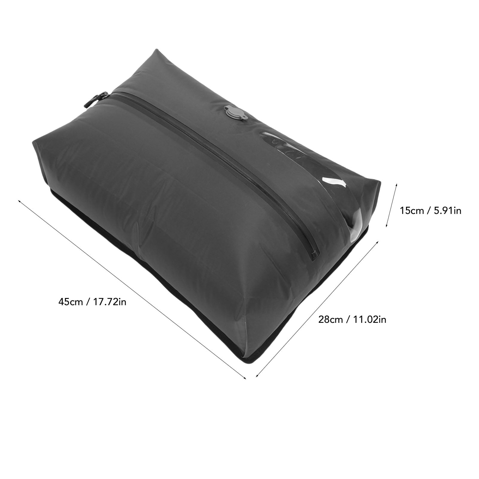 Vacuum Seal Packing Cube, Space Saving Lightweight Travel Vacuum Bag 17L 70D TPU  For Suitcase