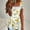 #1_Yellow, variant on Women's Trendy Lace Splicing Summer Shirt 2025 Floral Print T-Shirts Short Sleeve Dressy Tops Square Neck Tunic Blouse Plus Size Shirts Costume
