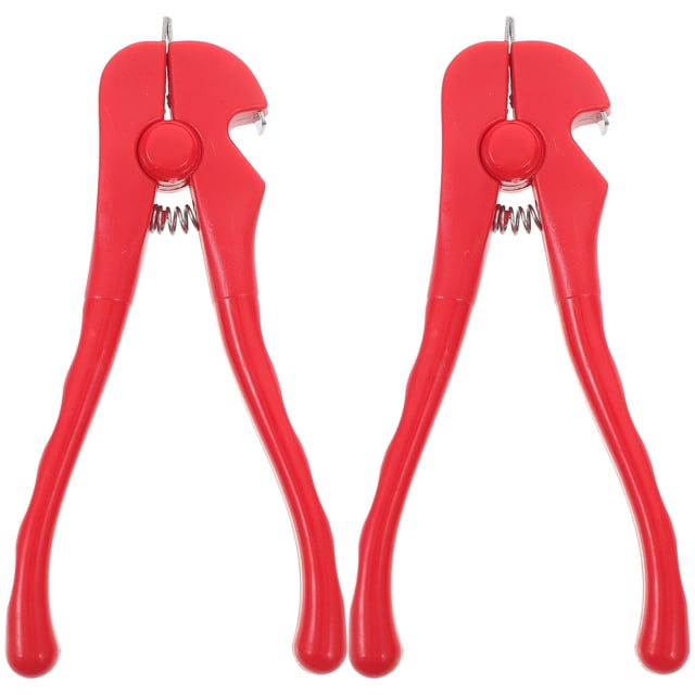 Milisten 2Pcs Clam Openers Professional Seafood Clamps Simple Restaurant Oyster Shellers (Random Style)