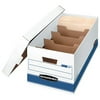 Bankers Box DIVIDERBOX Medium-Duty Storage Boxes with Dividers, FastFold, Lift-Off Lid, Letter, Case of 12 (0083101)