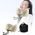 thumbnail image 1 of Ergonomic Travel Neck Pillow For Airplane Sleep With Comfort Support Practical Camping And Journey Use, 1 of 8