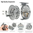 thumbnail image 2 of Fanjie 1Pc Fly Fishing Reel Art Aluminum Alloy Cnc Fly Fishing Reel Super Large Arbor With Soundd Evice Two-Way Adjustable Clutches, 2 of 8