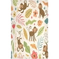 thumbnail image 2 of Soft Absorbent Reusable Kitchen Towels, Set of 4|28x18 in, Cute Monkeys in The Jungle Dining Kitchen Living Room Tea Towels Dish Towels Decorative Towels, 2 of 7