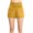 B-Yellow, variant on Women's Athletic Solid Color Shorts For Women Running Workout Gym Short Dry High Waisted B-Red