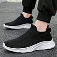 thumbnail image 2 of Yindaity Sneakers for Men Wide Width Sneakers Comfortable Walking Running Summer Beathable Sports Slip On Shoes (Black,11.5), 2 of 6