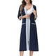 thumbnail image 5 of Batas de invierno para mujer, camisón cálido y camisón de invierno con cremallera y bolsillos, pijama holgado para mujer., 5 of 6