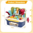 thumbnail image 4 of Multi-function Workbench, Musical Learning Tool Workbench, Educational Toys for Toddler, Christmas Birthday Gifts for Baby Child Boys Girls, 4 of 6