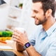 thumbnail image 4 of Metal Stainless Steel Band Compatible with Apple Watch Bands 38mm 40mm 41mm 42mm 44mm 45mm,Multicolour Loop Adjustable Strap Magnetic Wristband for iW, 4 of 4