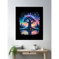 thumbnail image 2 of Mystical Glowing Tree – Fantasy Enchanted Forest Art Poster Wall Art, Modern Wall Decor, 16x24 UNFRAMED, 2 of 3