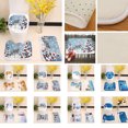 thumbnail image 2 of 3PCS Bath Rug Set Fashion Xmas Print Decorative Toilet Rug Toilet Lid Cover for Christmas, 2 of 8